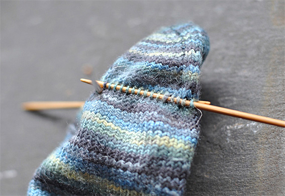 Reknitting a Hand Knit Sock Toe — Knitting Squirrel