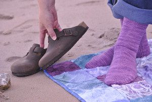 Violet Rainbow Socks