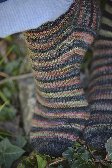 Evenly Striped Socks